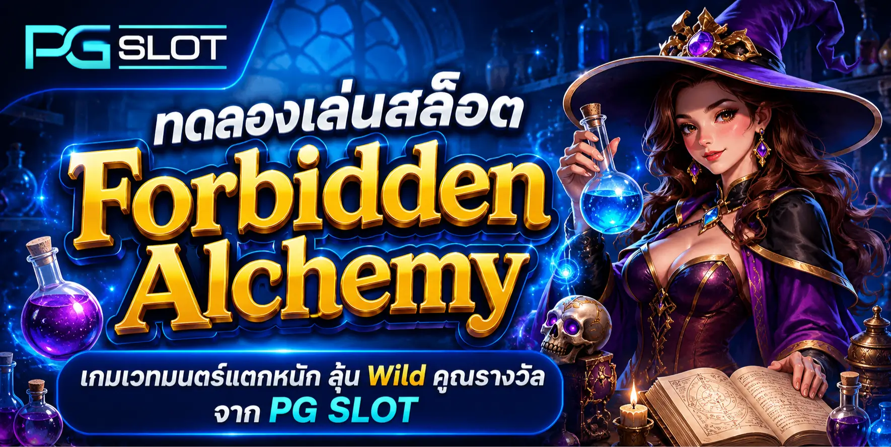ทดลองเล่นสล็อต Doomsday Rampage - PGSLOT 2 ทดลองเล่นสล็อต Forbidden Alchemy