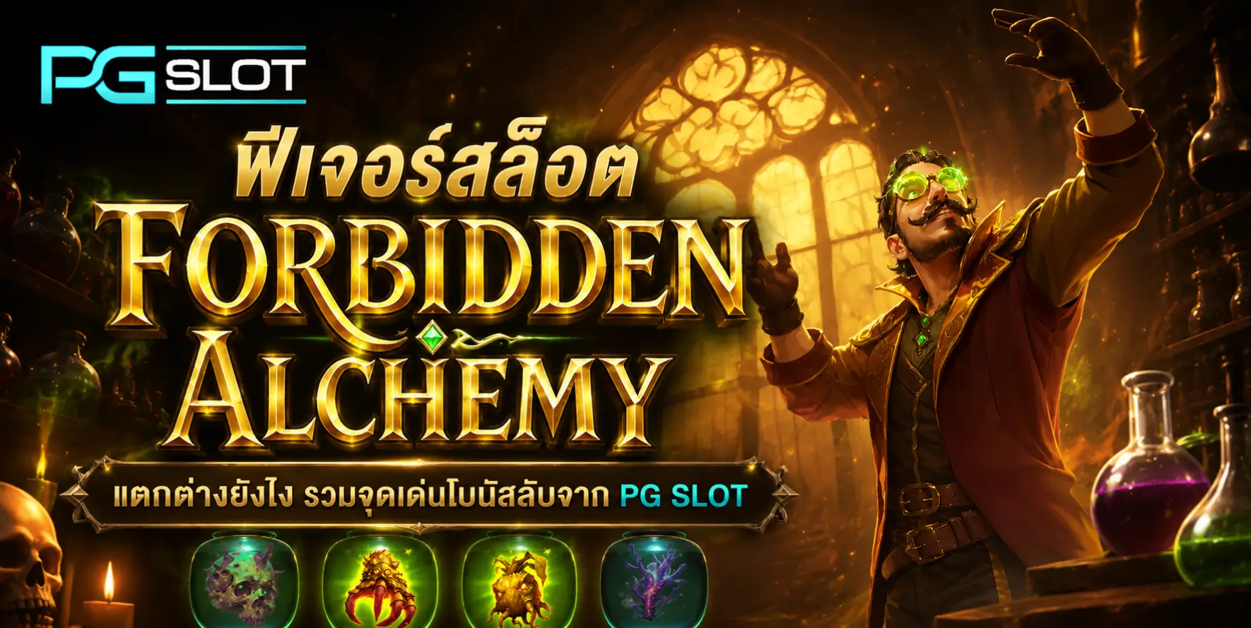 ทดลองเล่นสล็อต Graffiti Rush ศิลปะข้างถนนอันล้ำค่า - PGSLOT 3 ฟีเจอร์สล็อต Forbidden Alchemy
